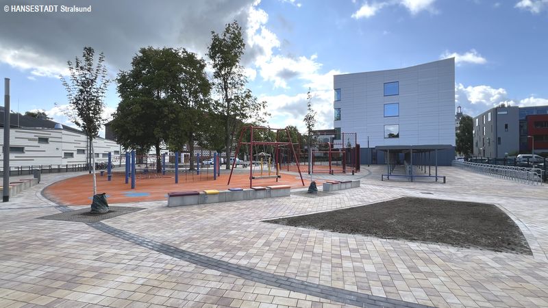 Bewegungsmöglichkeiten auf dem Campus am Sund