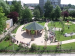 Seniorenpark des Pflegeheims 