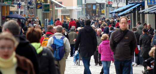 Retail in the historic centre